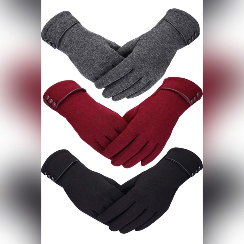 Winter Gloves Warm Touchscreen Gloves Windproof Gl - image 1